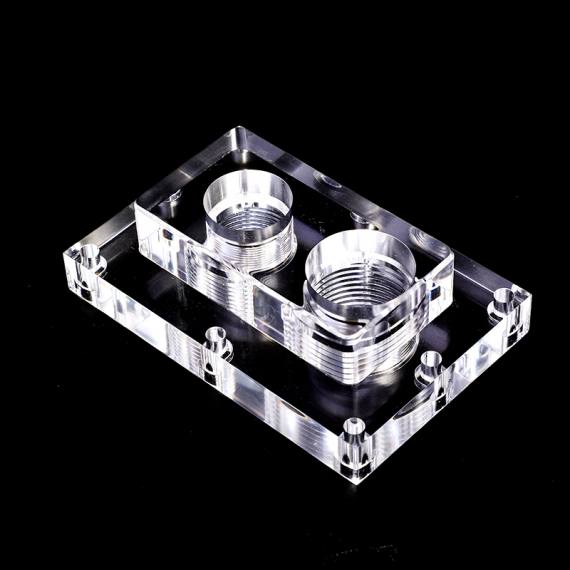 Prototipo de plástico mecanizado CNC